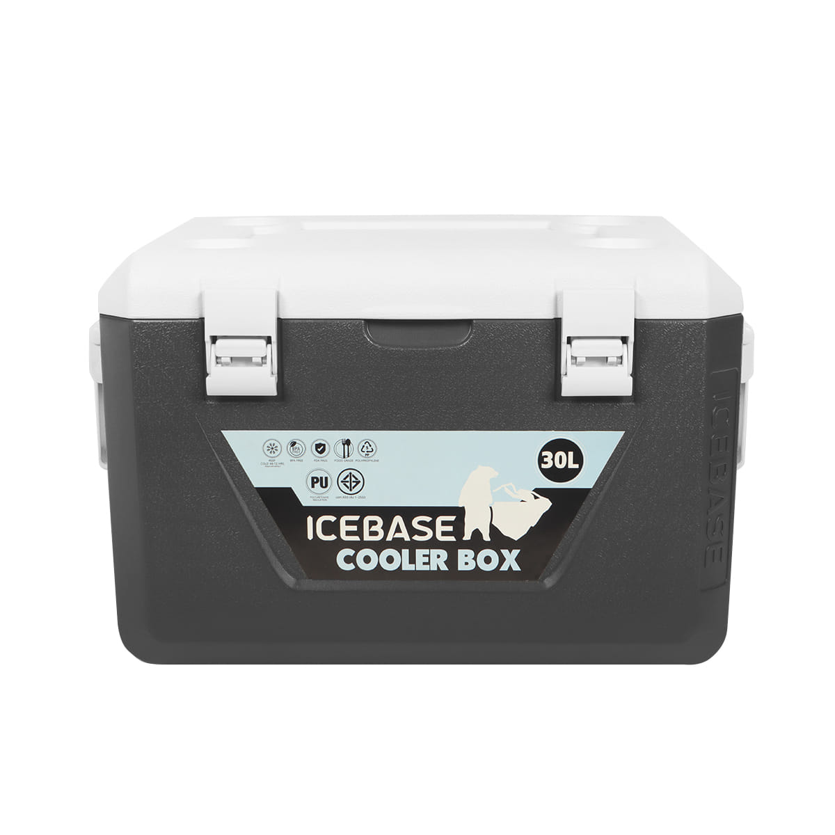 กระติกน้ำแข็งเก็บความเย็น ICEBASE รุ่น CLG-201GY (MERCURY) ขนาด 30 ลิตร สีเทา